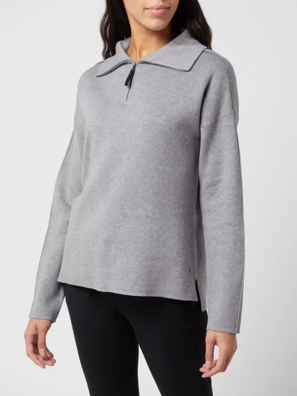 BETTY & CO GREY Troyer Mit Viskose-Anteil – Mittelgrau 5