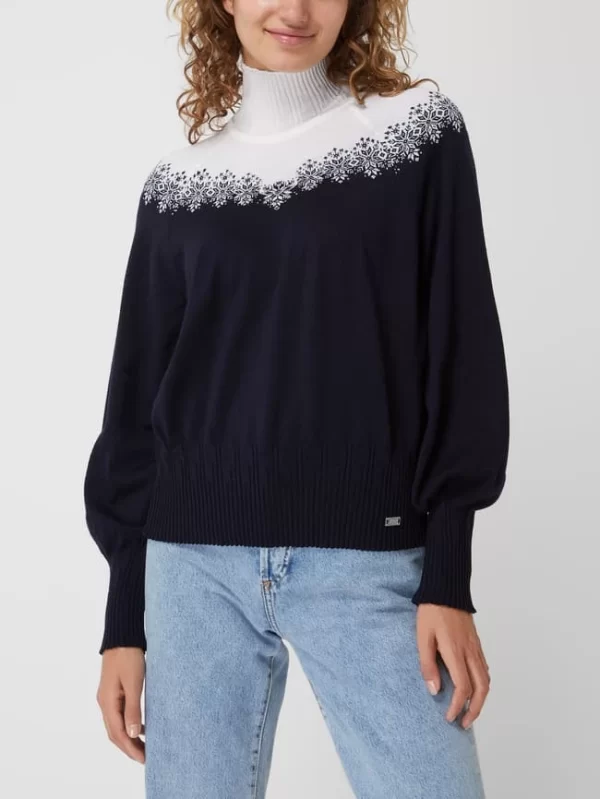 Dale Of Norway Rollkragenpullover Aus Merinowolle – Marineblau 5