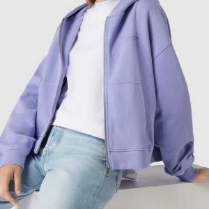 Marc O’Polo Denim Sweatjacke Mit Label-Print – Flieder 11
