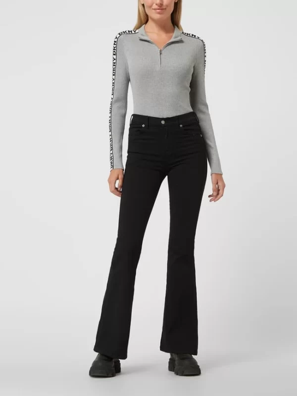 DKNY Troyer Aus Viskosemischung – Hellgrau 1