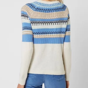 Fransa Pullover Mit Alpaka-Anteil Modell ‘Isabella’ – Bleu 15