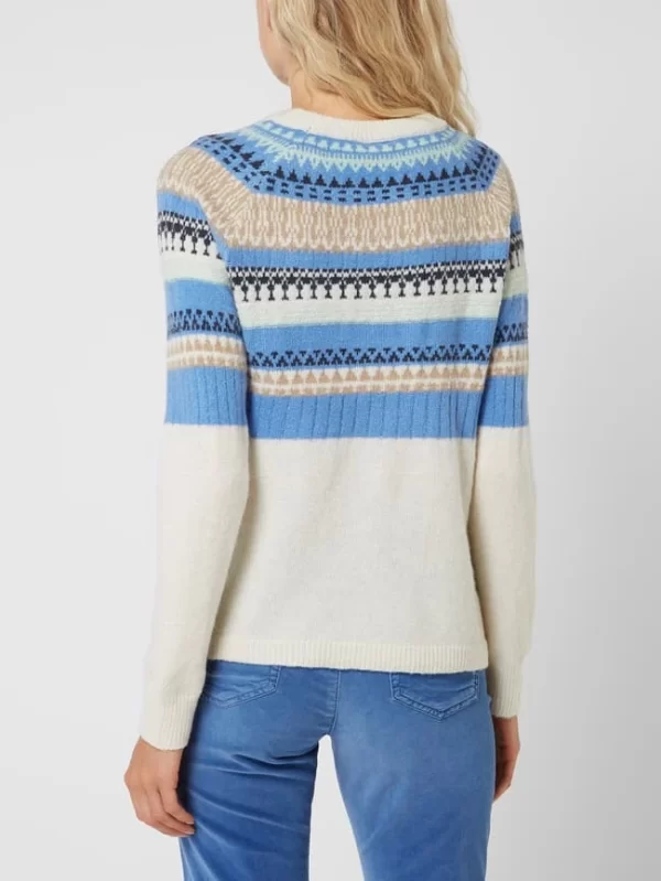 Fransa Pullover Mit Alpaka-Anteil Modell ‘Isabella’ – Bleu 6