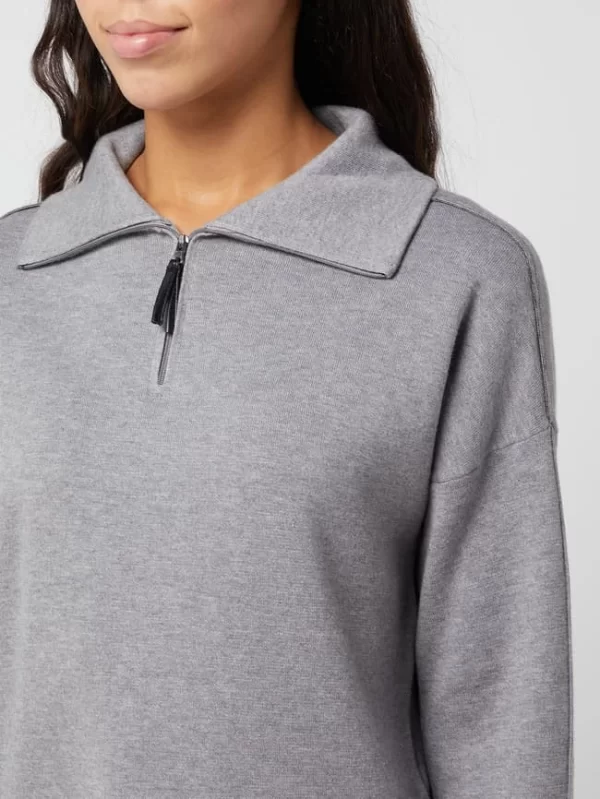 BETTY & CO GREY Troyer Mit Viskose-Anteil – Mittelgrau 4
