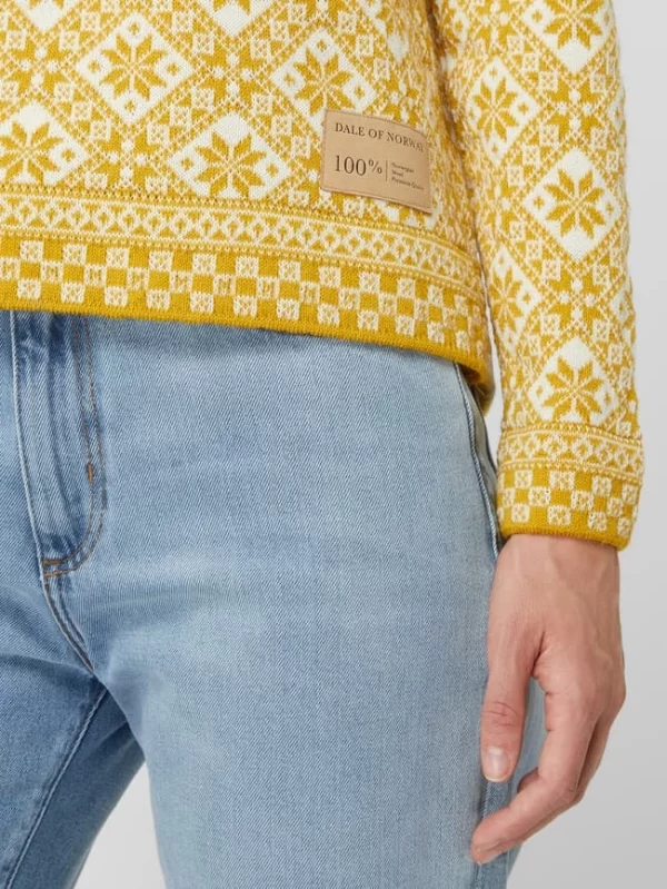 Dale Of Norway Pullover Aus Wolle Modell ‘Bjorøy’ – Senfgelb 4