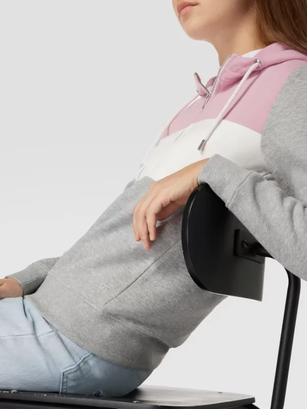 Q/S Designed By Sweatjacke Mit Colour-Blocking-Design Modell ‘Naketano’ – Hellgrau 4