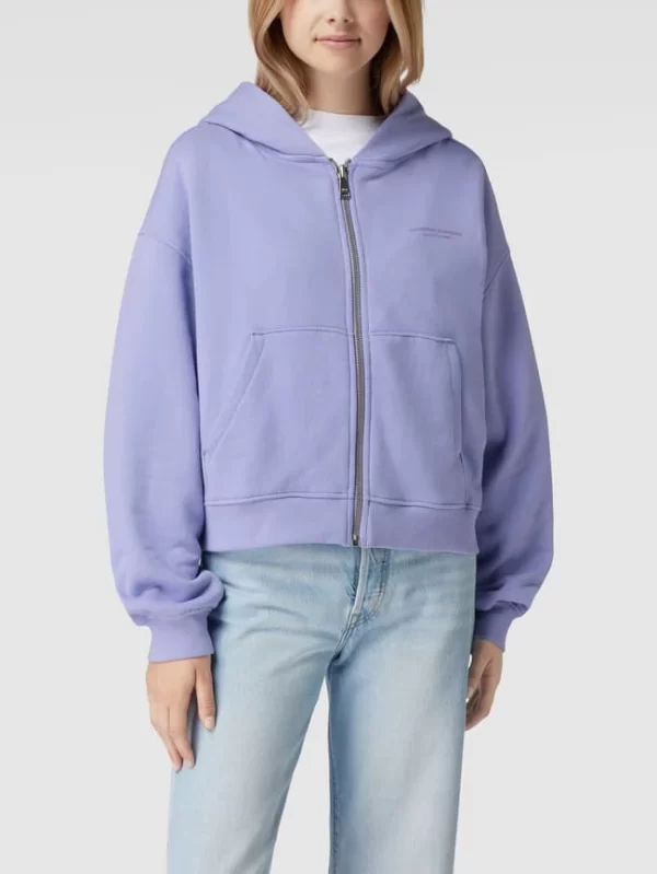 Marc O’Polo Denim Sweatjacke Mit Label-Print – Flieder 5