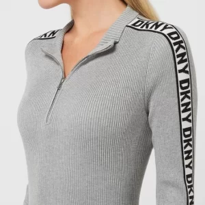 DKNY Troyer Aus Viskosemischung – Hellgrau 11