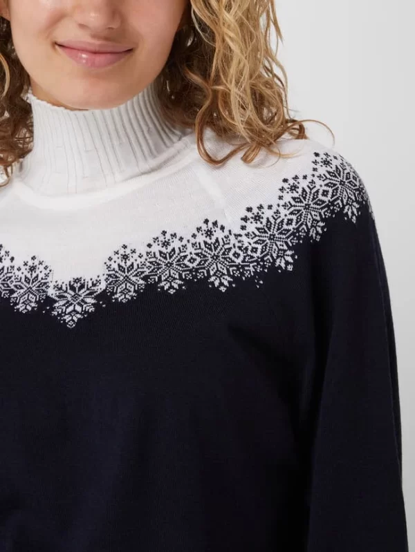 Dale Of Norway Rollkragenpullover Aus Merinowolle – Marineblau 4