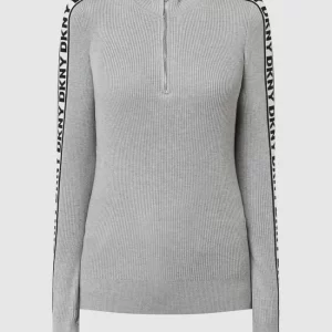 DKNY Troyer Aus Viskosemischung – Hellgrau 9