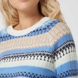 Fransa Pullover Mit Alpaka-Anteil Modell ‘Isabella’ – Bleu 11