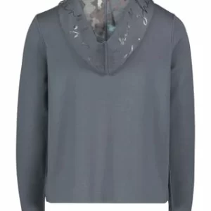 BETTY BARCLAY Strickjacke, Mit Kapuze Und Knopfleiste, Aufgenähte Taschen, Für Damen 9236 DARK SLATE 25