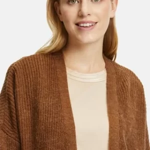 Vera Mont Strick-Cardigan Ohne Verschluss Tabacco 24