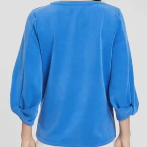 MORE & MORE Sweatshirt, 3/4-Ärmel, Für Damen 0336 DEEP BLUE 18