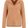 S.Oliver BLACK LABEL Hoodie, V-Ausschnitt, Für Damen 2275 ORANGE 22