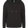 Qs Hoodie, Tunnelzug, Rippbündchen, Für Damen 9999 GREY/ BLACK 14