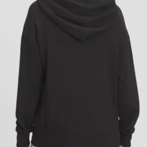 Qs Hoodie, Tunnelzug, Rippbündchen, Für Damen 9999 GREY/ BLACK 12