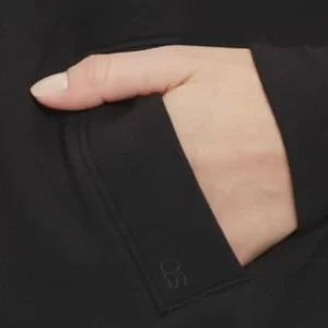 Qs Hoodie, Tunnelzug, Rippbündchen, Für Damen 9999 GREY/ BLACK 18