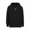 PUMA® Classics Oversized Kapuzenpullover Damen Schwarz/ Weiß 8