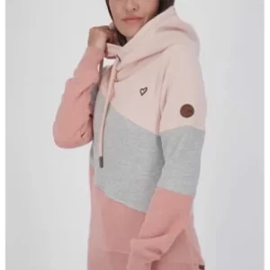 ALIFE AND KICKIN® Sweatshirt, Dreifarbiges Design, Wickelkapuze, Für Damen 3801 MAHAGONIUM M 22