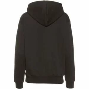 Champion® Damen Hooded Sweatshirt – Kapuze, Hoodie, Logo-Stick, Langarm, Uni Schwarz 7